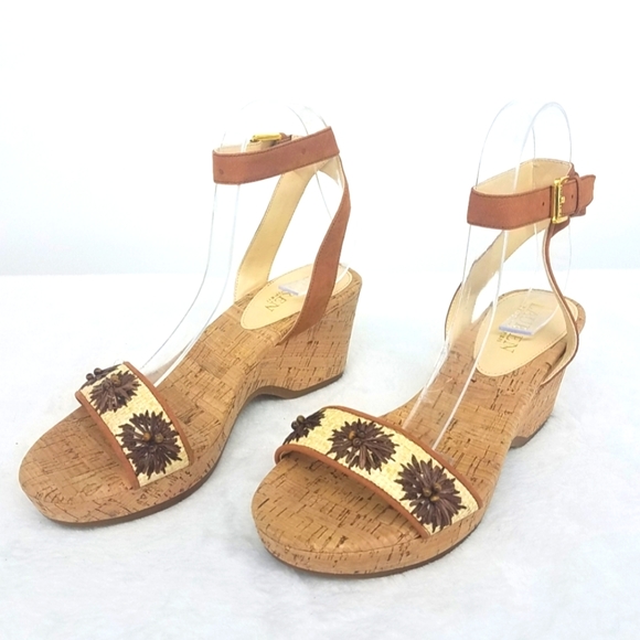 Lauren Ralph Lauren Odelia Wedge Sandals - Picture 2 of 6